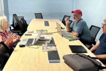 Students engaged in digital storytelling and performing arts at JDS Creative Academy