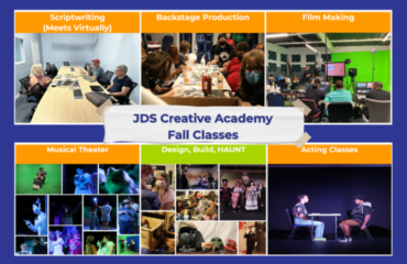 Students performing in a fall musical theatre class at JDS Creative Academy