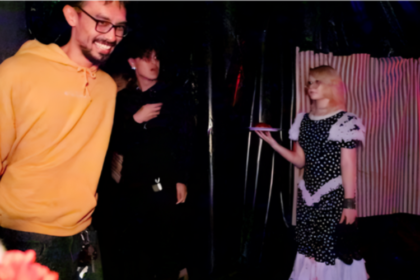 JDS Creative Academy student working behind the scenes in the Haunted Studio production class.