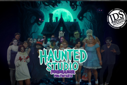 JDS Creative Academy students performing a Halloween-themed theater production at Haunted Studio, a beloved Temecula tradition.