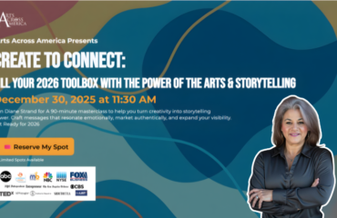 Participants in the Create & Connect Masterclass collaborating and learning creative business strategies with Diane Strand